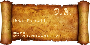 Dobi Marcell névjegykártya